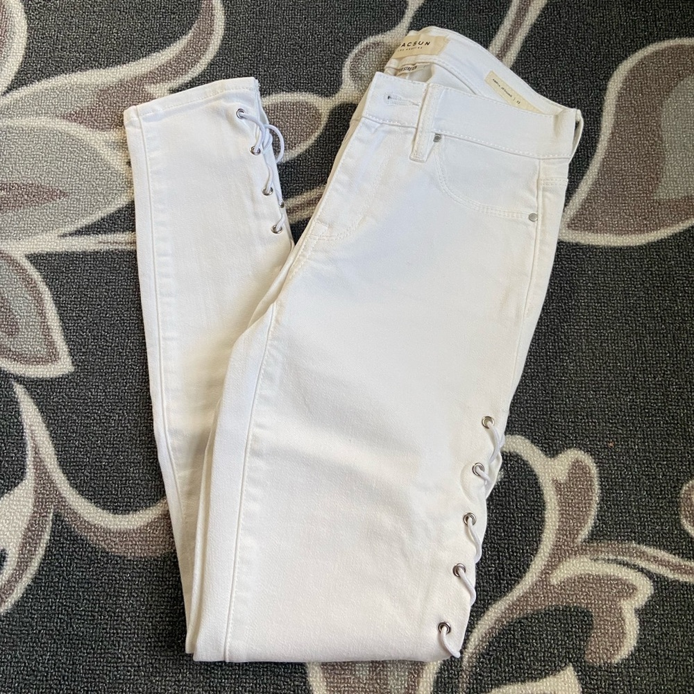 Pacsun White Skinny Jeans